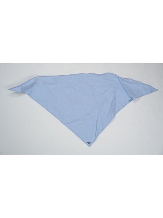 Prada Embroidered Logo Bandana in Blue